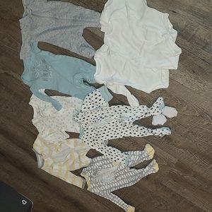 Unisex footed pajamas